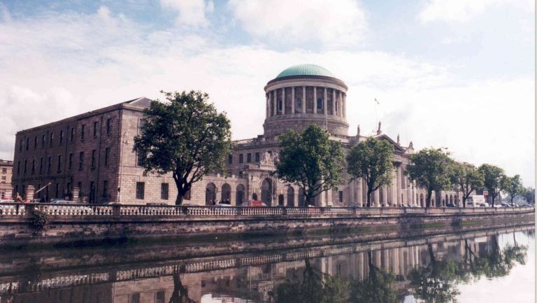 Confidentiality Club Ordered in Family-Law Case 1 Four Courts building beside the River Liffey in Dublin